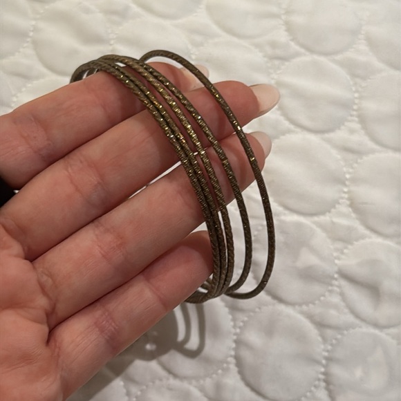 Women 5 - five bangles bracelets bundle - Picture 4 of 5